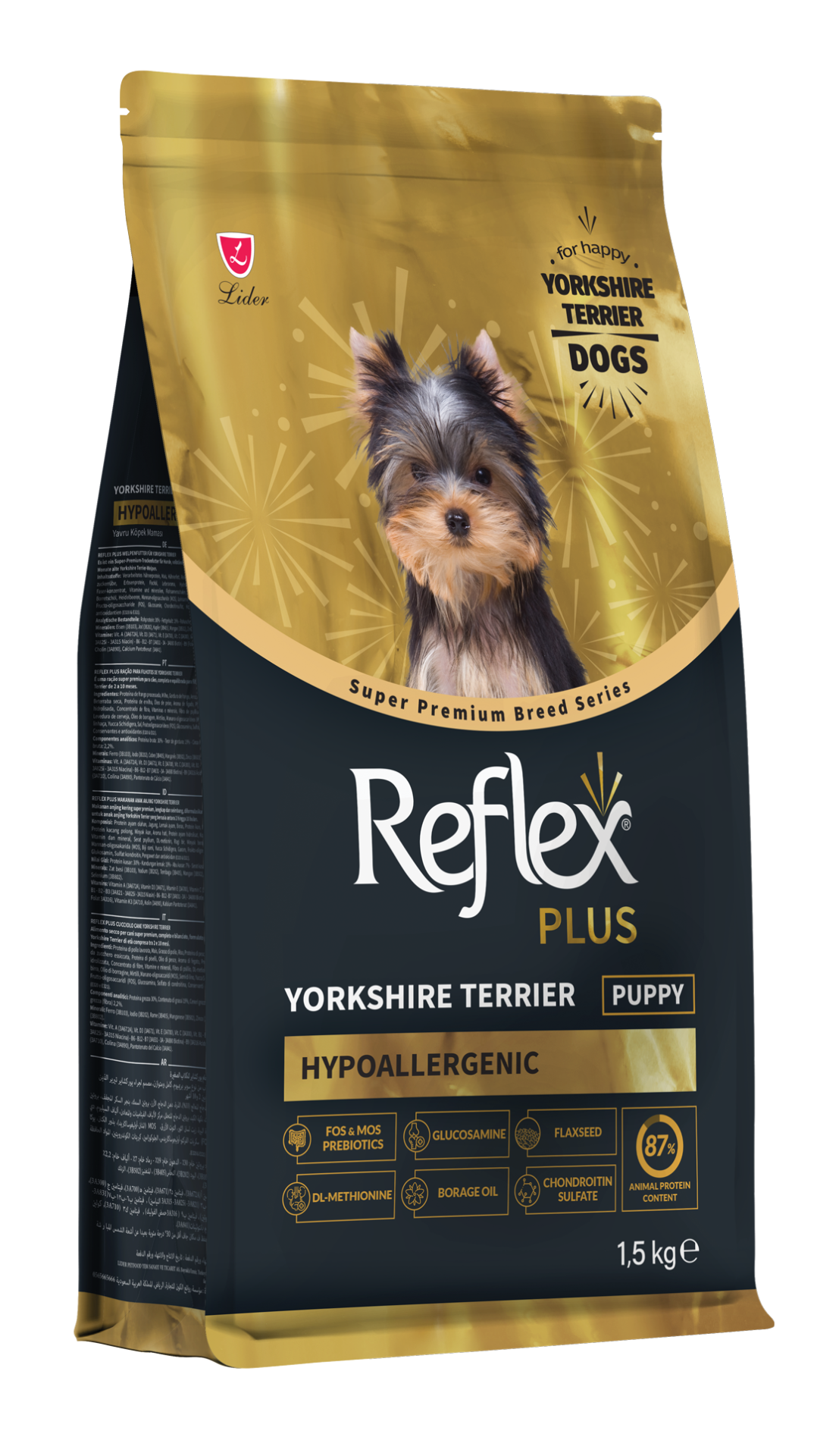 Reflex Plus Yorkshire Terrier Yavru Köpek Maması 1,5KG