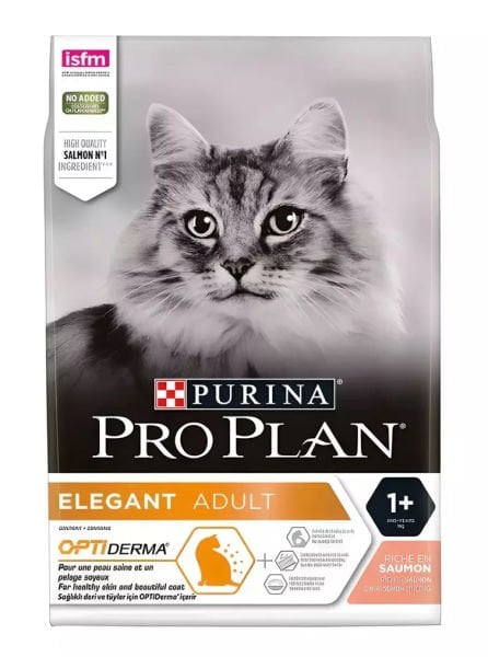 Pro Plan 3 kg Elegant-Derma Somonlu Yetişkin Kedi Maması