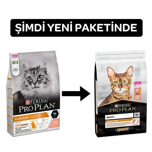 Pro Plan 3 kg Elegant-Derma Somonlu Yetişkin Kedi Maması