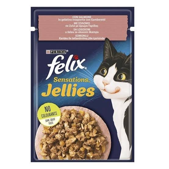 Purina Felix 85 Gr Somonlu ve Karidesli Yaş Kedi Maması