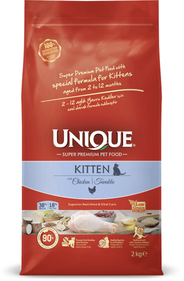 Unique Tavuklu 2 kg Yavru Kedi Maması