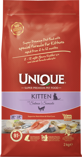 Unique Somonlu 2 kg Yavru Kedi Maması