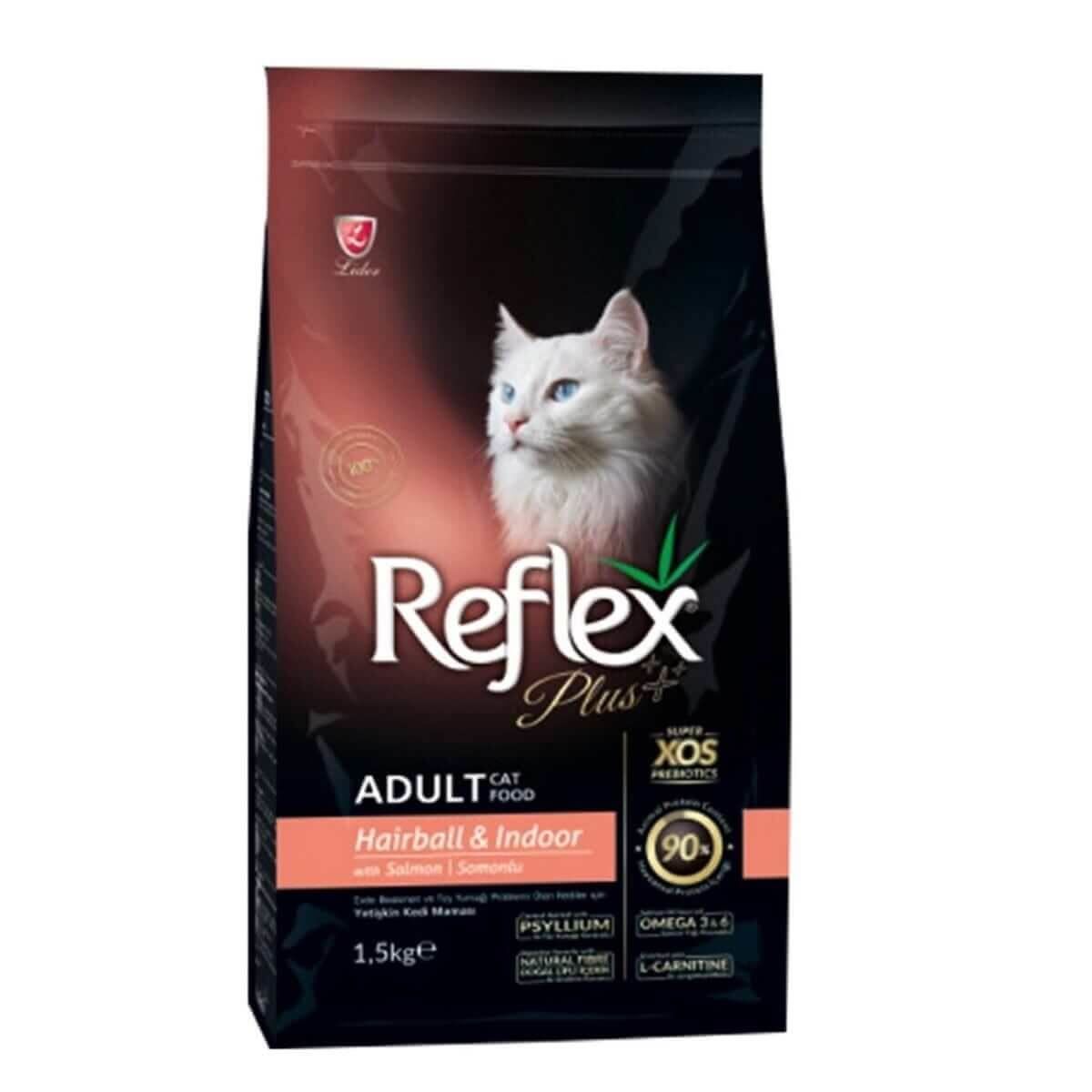 Reflex Plus Hairball Somonlu 1.5 kg Yetişkin Kedi Maması