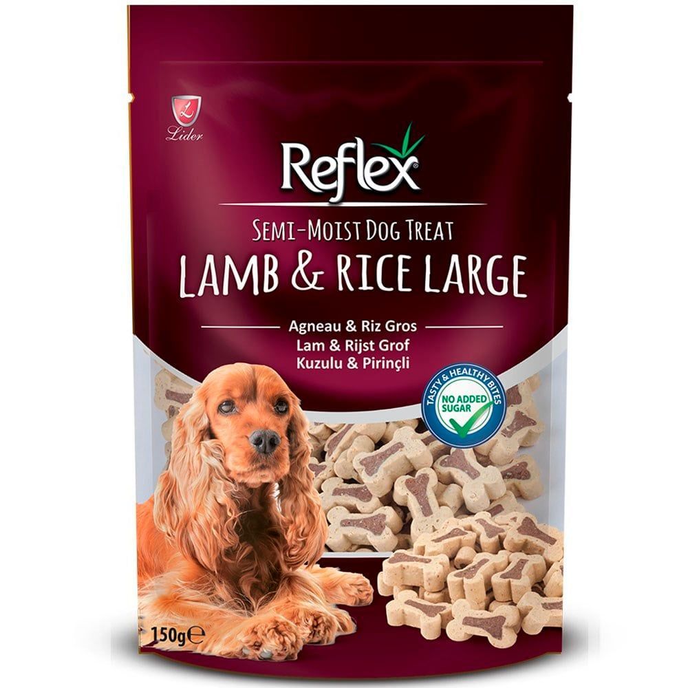 Reflex Semi-Moist Kuzulu Pirinçli Large Köpek Ödülü 150gr
