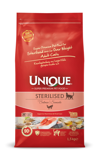 Unıque Somonlu Kısırlaştırılmış Kedi Maması 2Kg