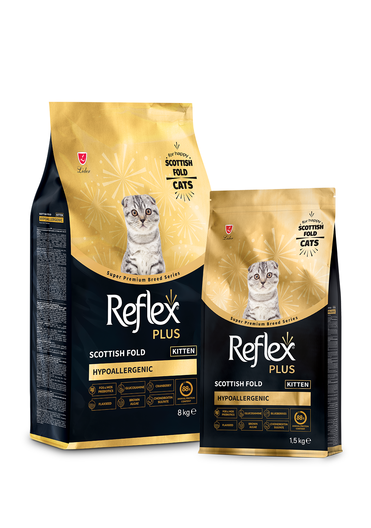 Reflex Plus Scottish Fold Yavru Kedi Maması 1,5kg