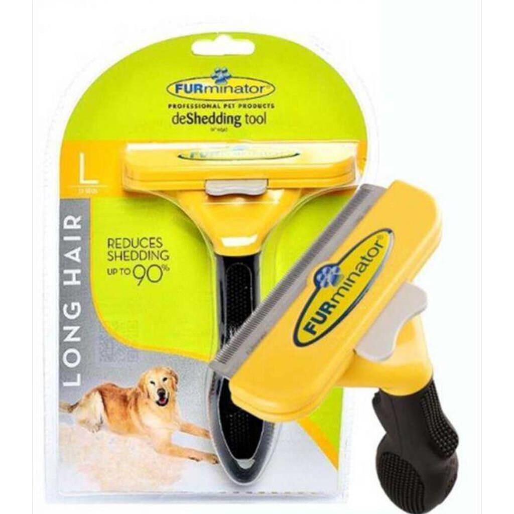 Furminator Long Hair Uzun Tüylü Köpekler İçin Tüy Tarağı Large