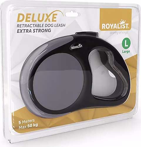 Royalist Deluxe Extra Strong Large 5 m Otomatik Köpek Gezdirme Tasması