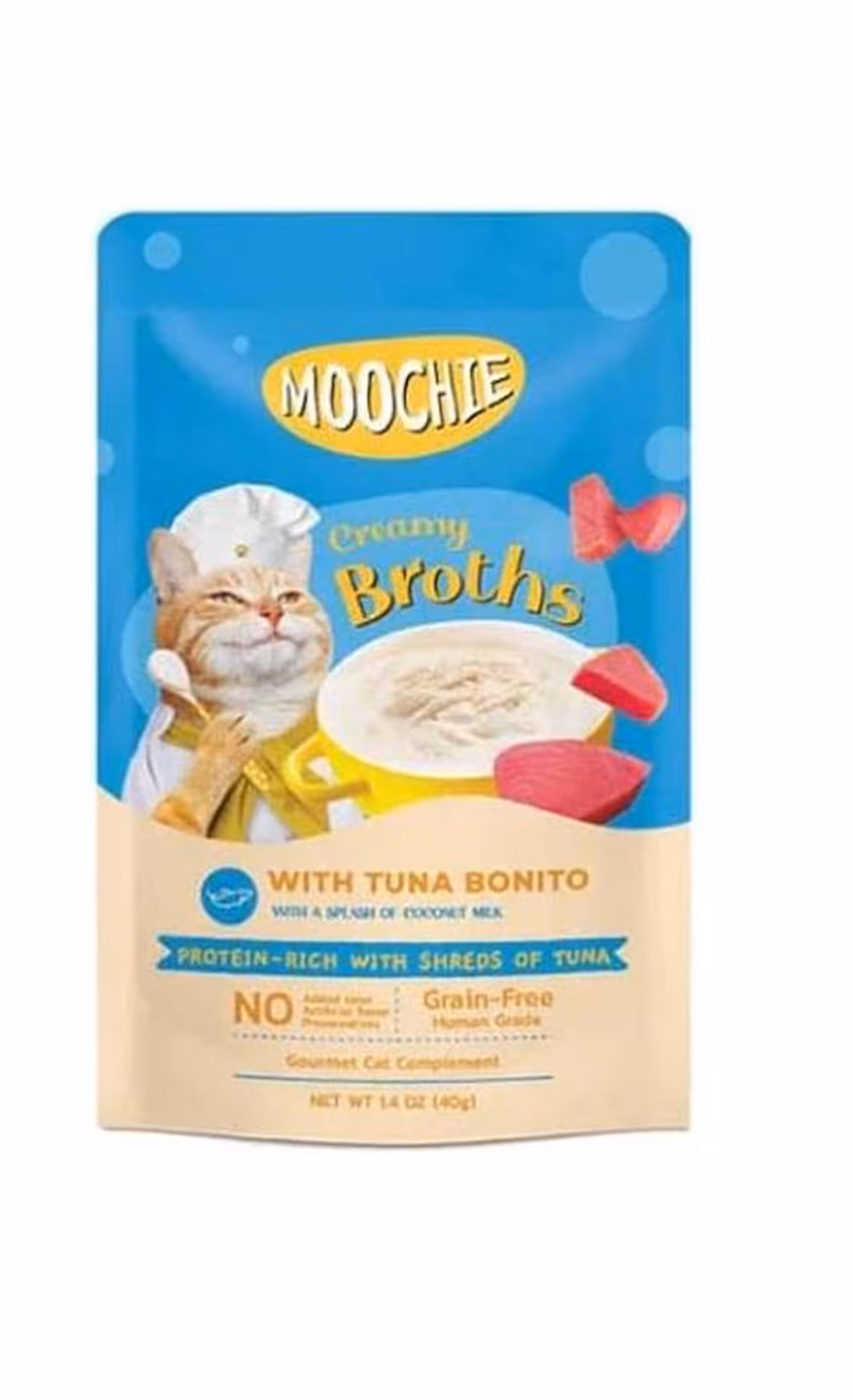 Moochie Parça Ton Balığı Ve Palamutlu Kedi Çorbası 40gr