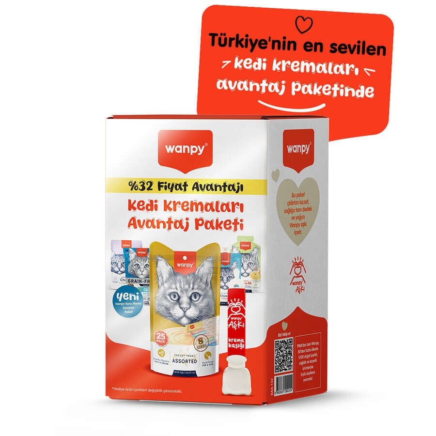 Wanpy BOX Kedi Krema Avantaj Paketi