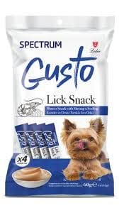 Spectrum Gusto Karidesli ve Deniz Taraklı Sıvı Yetişkin Köpek Ödül Maması 4x15 Gr