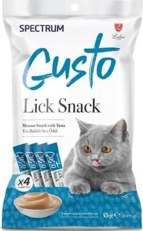 Spectrum Gusto Ton Balıklı Krema Kedi Ödül Maması 15gr (4'lü)