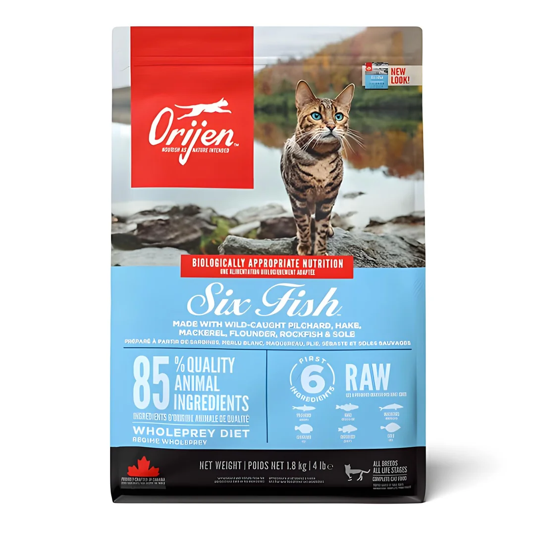Orijen Six Fish 6 Balıklı Tahılsız Kedi Maması 1,8kg