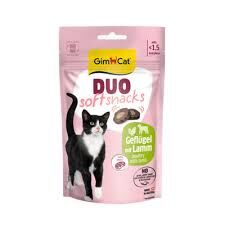 GimCat Duo Soft Snacks Poultry with Lamb Kedi Ödülü 50 Gr