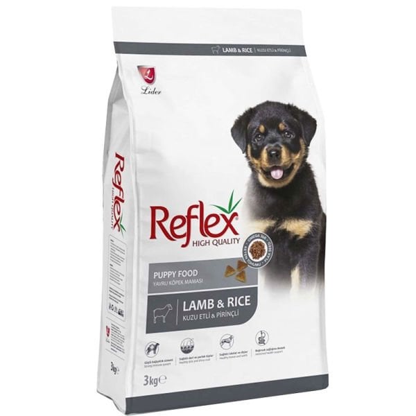 Reflex Puppy Kuzu Eti ve Pirinçli Yavru Köpek Maması 3kg