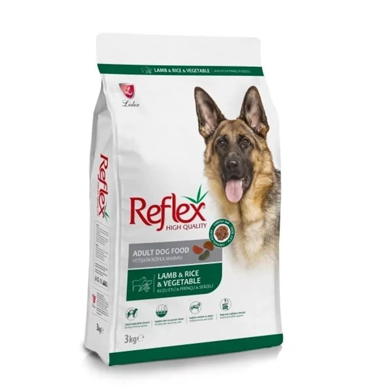 Reflex Kuzulu Pirinçli Ve Sebzeli Yetişkin Köpek Maması 3kg