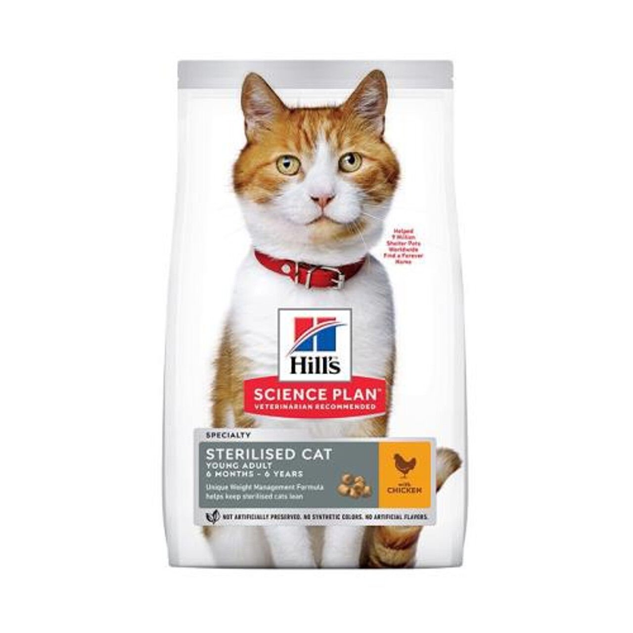 Hill's SCIENCE PLAN Tavuklu Kısırlaştırılmış Kedi Maması 1,5kg