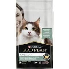 Pro Plan LiveClear Alerjen Azaltan Somonlu 1.4 kg Kısırlaştırılmış Yetişkin Kedi Maması