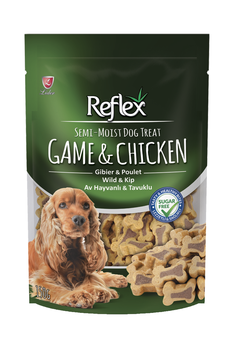Reflex Semi-Moist Av Hayvanlı ve Tavuklu Ödül 150g