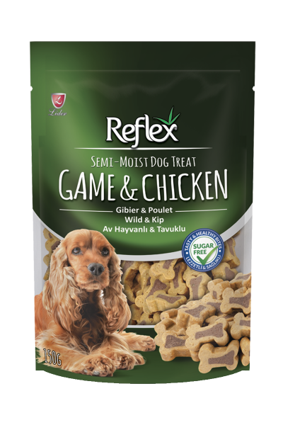 Reflex Semi-Moist Av Hayvanlı ve Tavuklu Ödül 150g