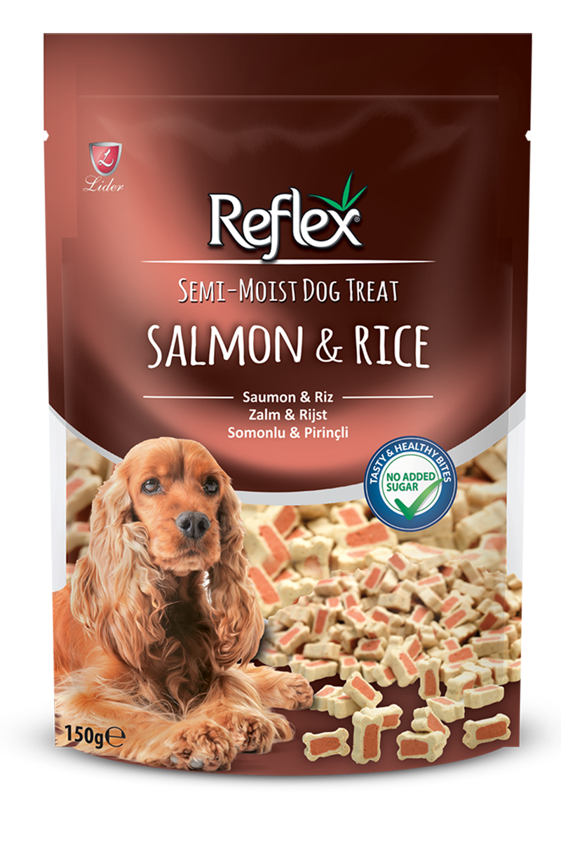 Reflex Semi - Moist Somonlu & Pirinçli Ödül Maması 150g