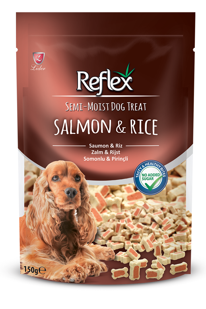 Reflex Semi - Moist Somonlu & Pirinçli Ödül Maması 150g