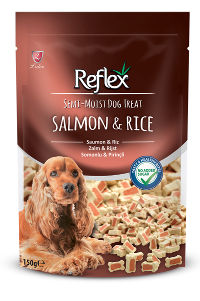 Reflex Semi - Moist Somonlu & Pirinçli Ödül Maması 150g