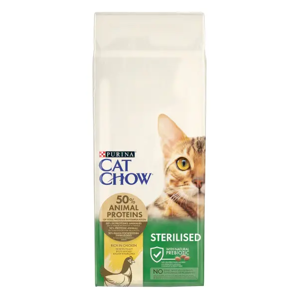 Cat Chow Tavuk Etli Kısırlaştırılmış Kedi Maması 15kg