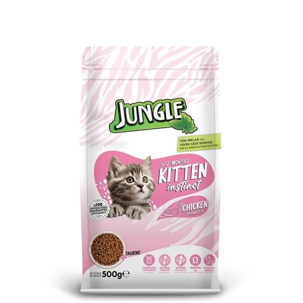 Jungle Tavuklu Yavru Kedi Maması 500gr