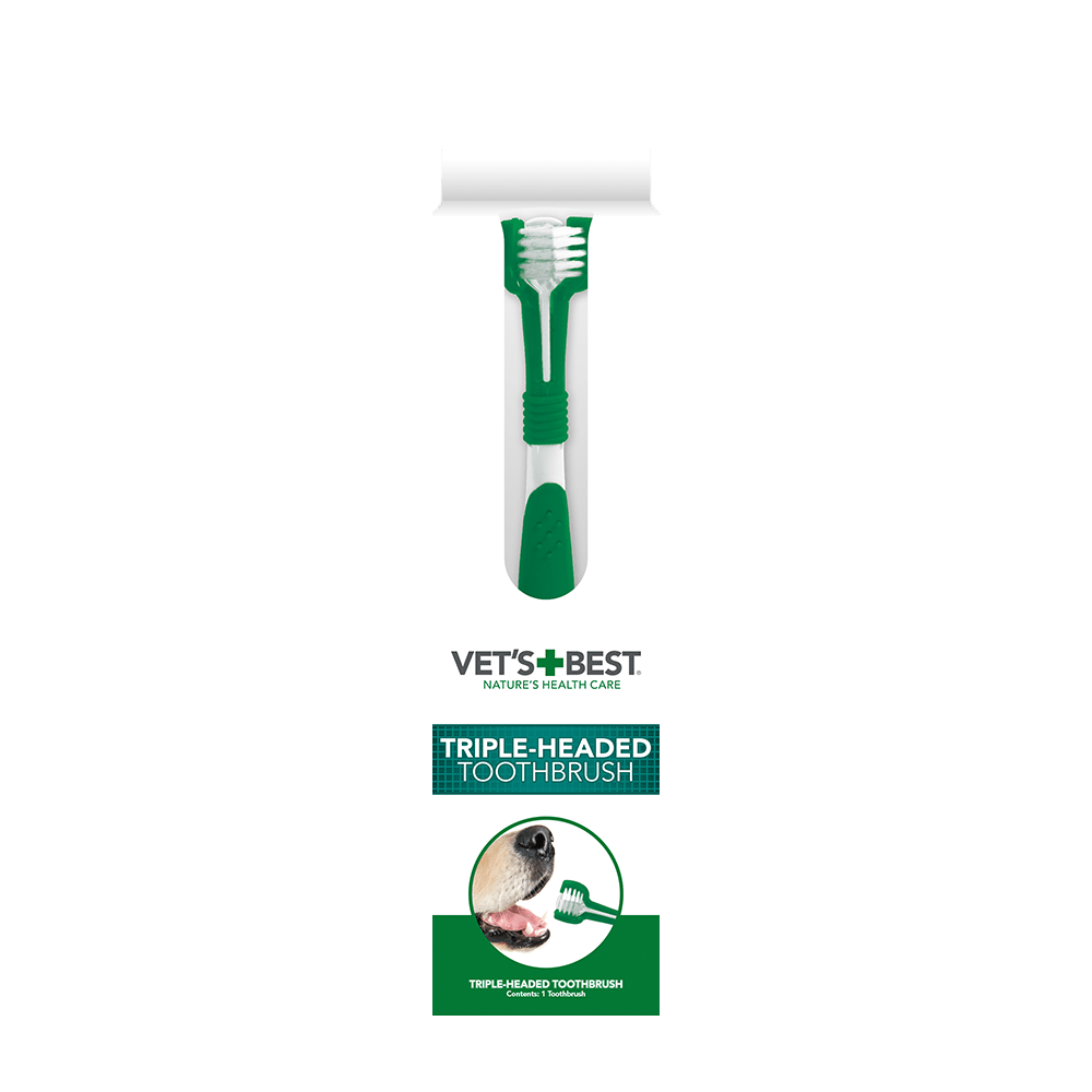 Vet’s Best Üç Başlı Diş Fırçası