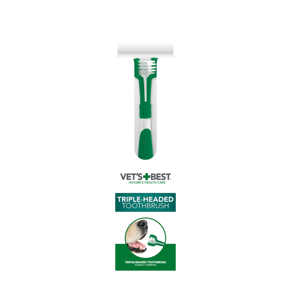 Vet’s Best Üç Başlı Diş Fırçası