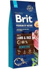 Brit Premium By Nature Sensitive Kuzu Etli Yetişkin Köpek Maması 15 Kg