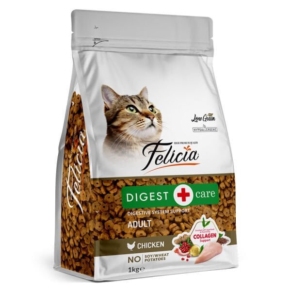 Felicia Hypoallergenic Tavuklu Düşük Tahıllı Yetişkin Kedi Maması 1 Kg
