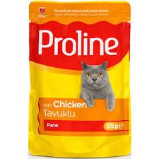 PROLINE POUCH PATE TAVUKLU YETİŞKİN KEDİ MAMASI 85 G
