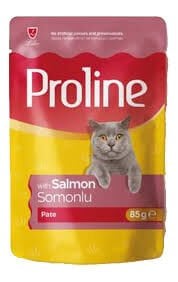 Proline Pate Somonlu Yetişkin Kedi Pouch Yaş Mama 85 Gr