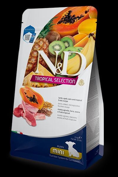 N&D Tropical Selection Kuzu Etli 1.5 kg Küçük Irk Yavru Köpek Maması