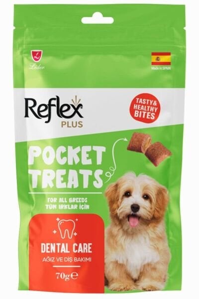 Reflex Pocket Treats Ağız ve Diş Sağlığı için Köpek Ödül Maması 70gr