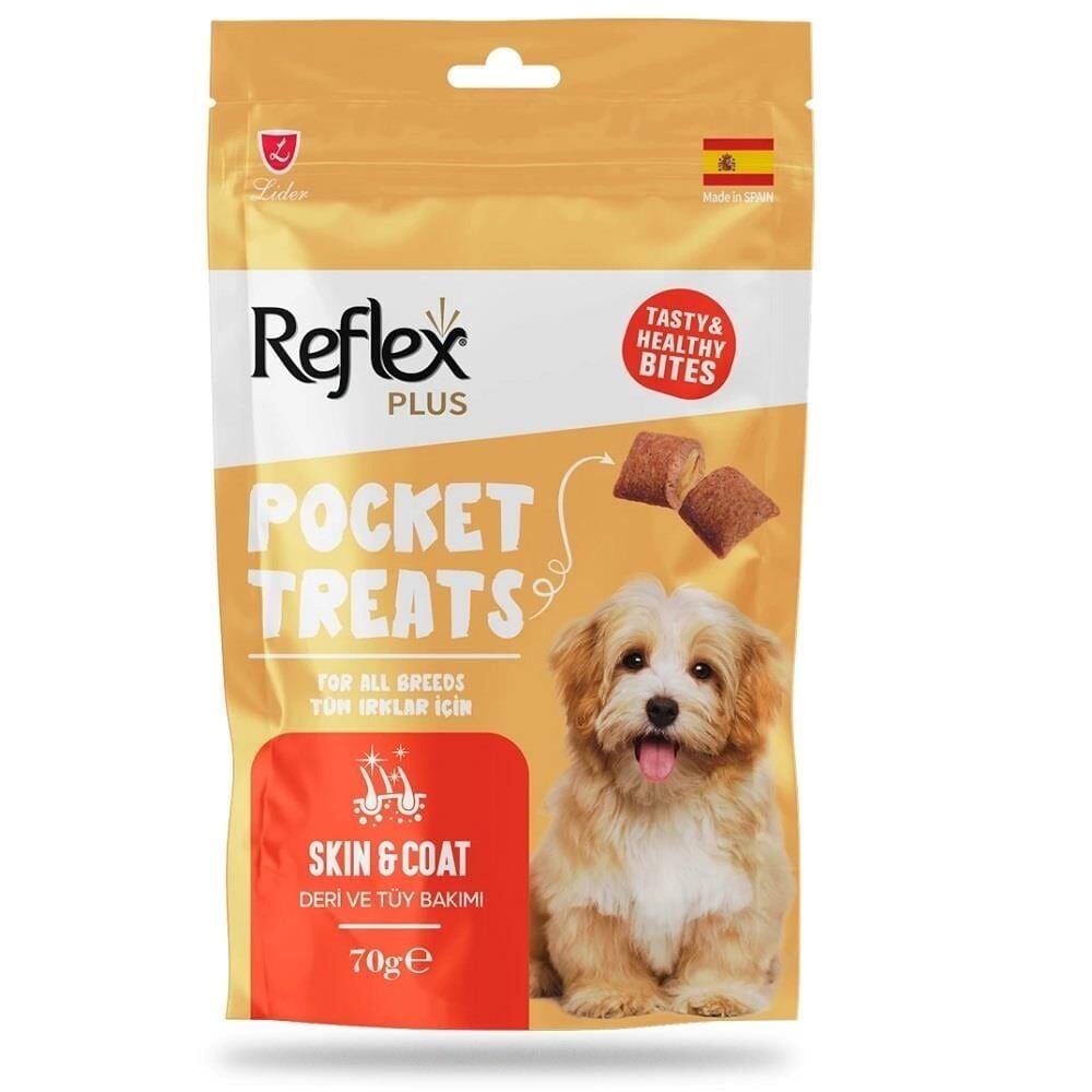 Reflex Pocket Treats Hair Skin Köpek Ödül Maması 70 Gr