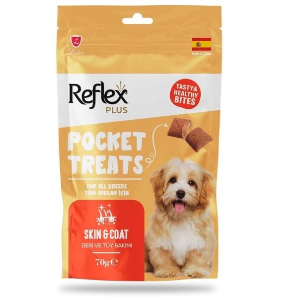 Reflex Pocket Treats Hair Skin Köpek Ödül Maması 70 Gr