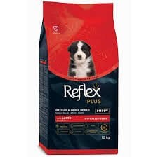 Reflex Plus Kuzu Etli Orta Ve Büyük Yavru Köpek Maması 12 kg