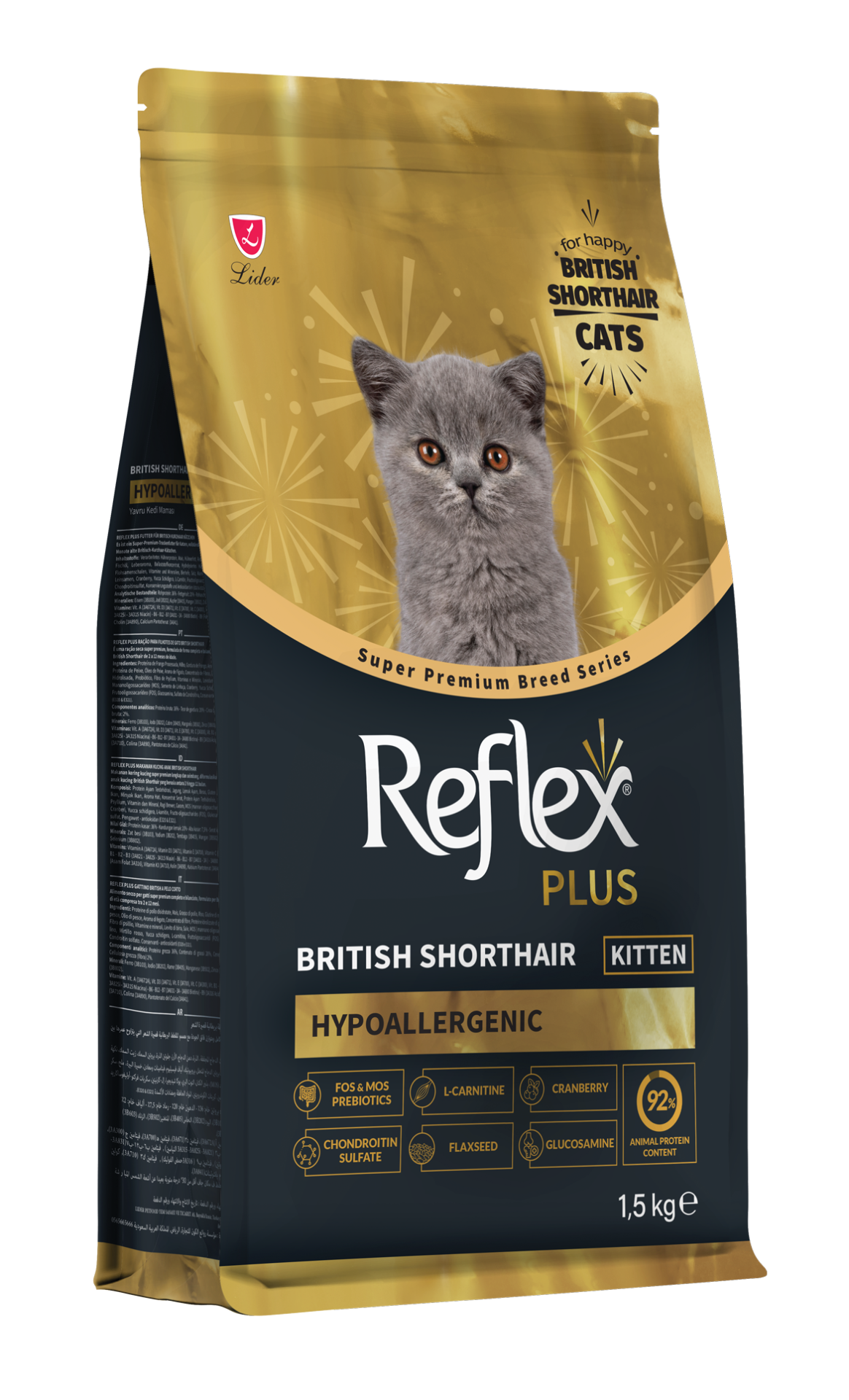 Reflex Plus British Shorthair Yavru Kedi Maması 1,5kg