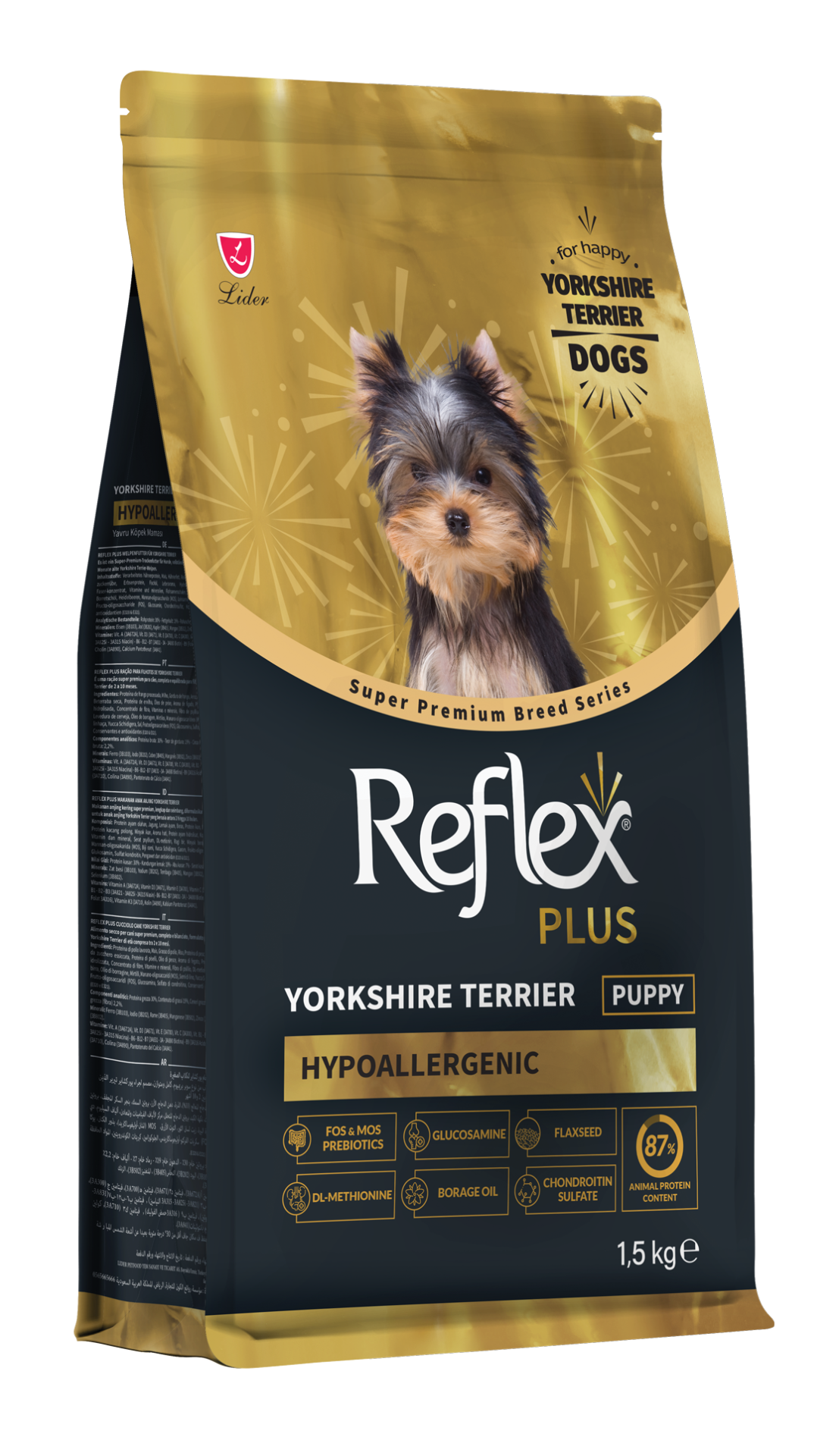 Reflex Plus Yorkshire Terrier Yavru Köpek Maması 1,5KG