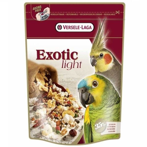 VERSELE-LAGA Exotic Light Meyveli ve Kuruyemişli Paraket ve Papağan Yemi 750gr