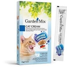Gardenmix Tavuk ve Taurin Kedi Krema Ödülü 75gr 5li Paket