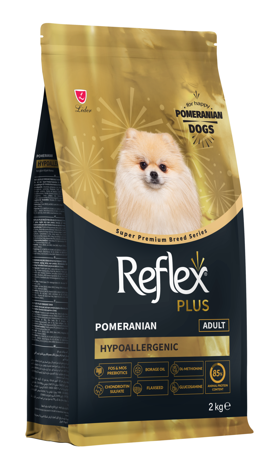 ​Reflex Plus Pomeranian Yetişkin Köpek Maması 2kg