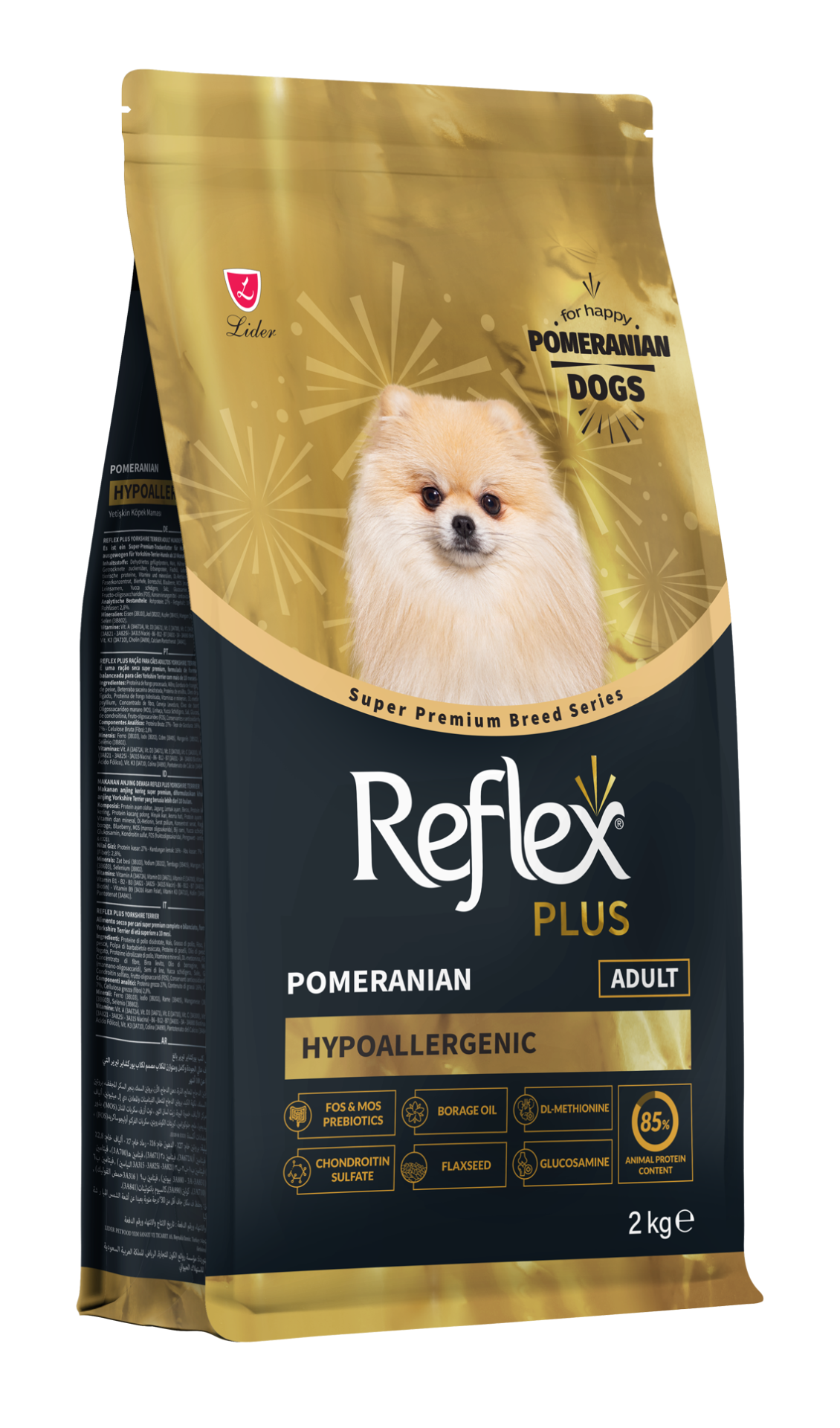 ​Reflex Plus Pomeranian Yetişkin Köpek Maması 2kg