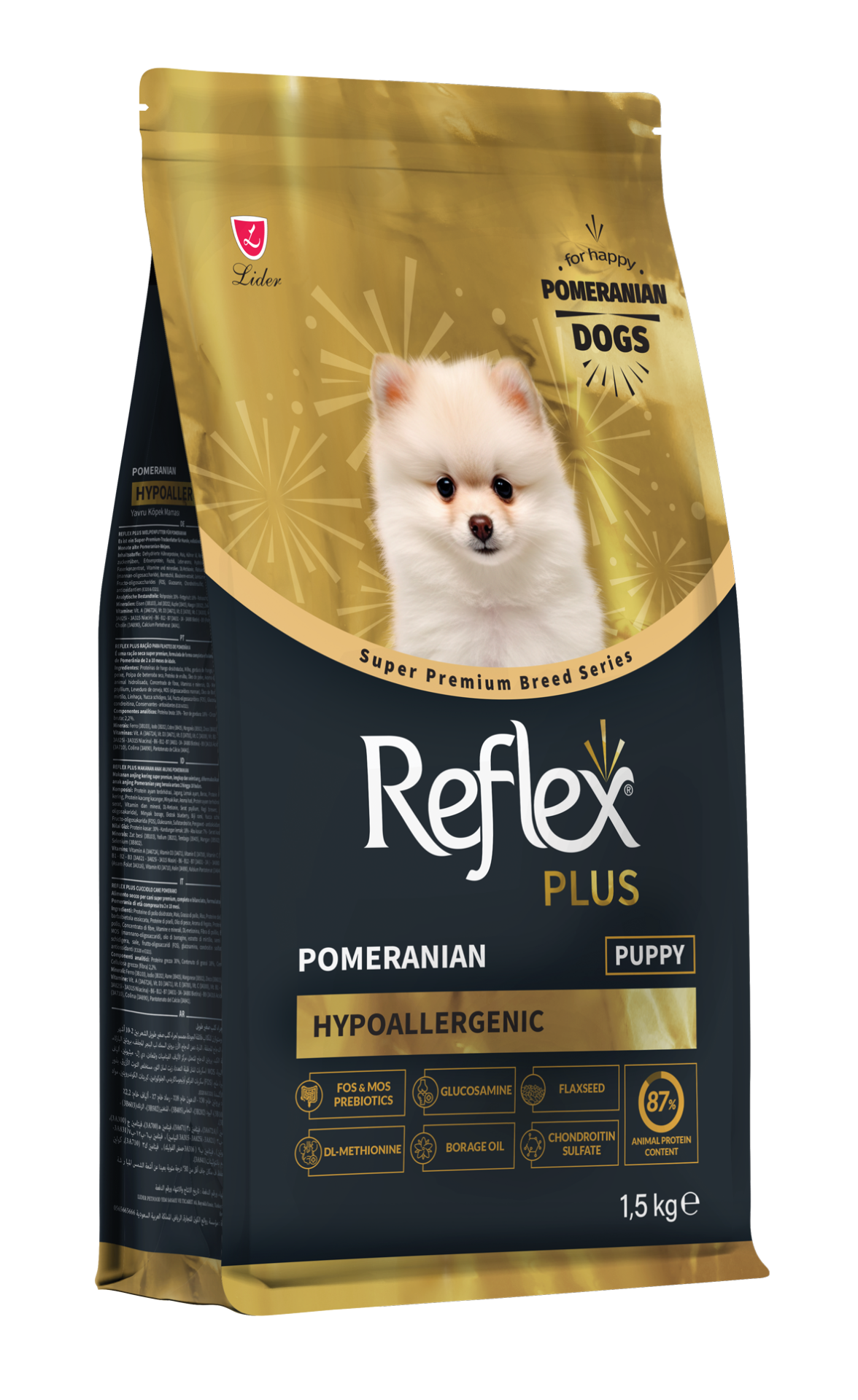 ​Reflex Plus Pomeranian Yavru Köpek Maması 1,5kg