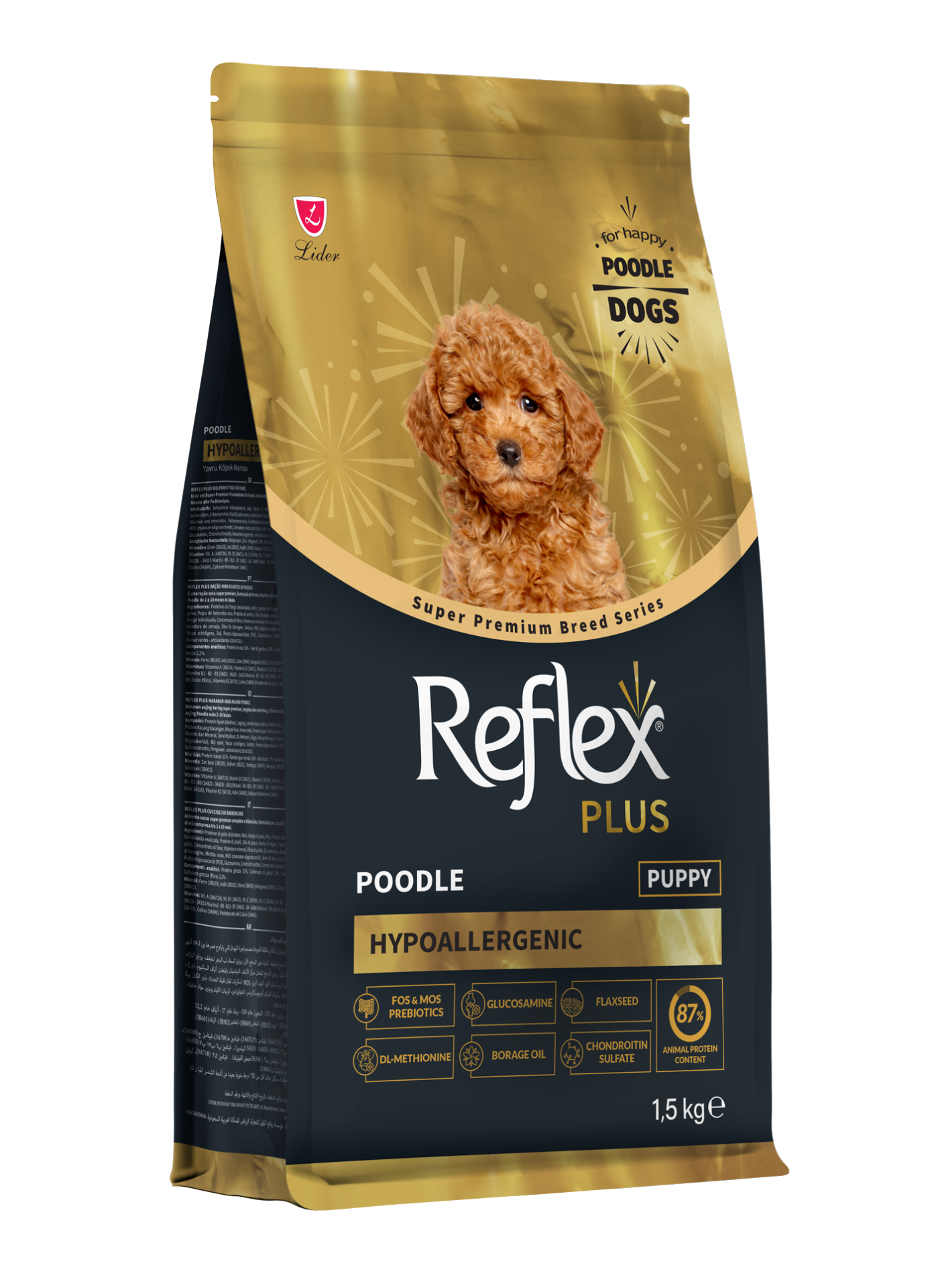 ​Reflex Plus Poodle Yavru Köpek Maması 1,5kg
