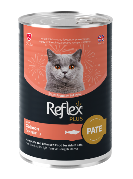 Reflex Plus Pate Somonlu Yetişkin Kedi Maması 395G