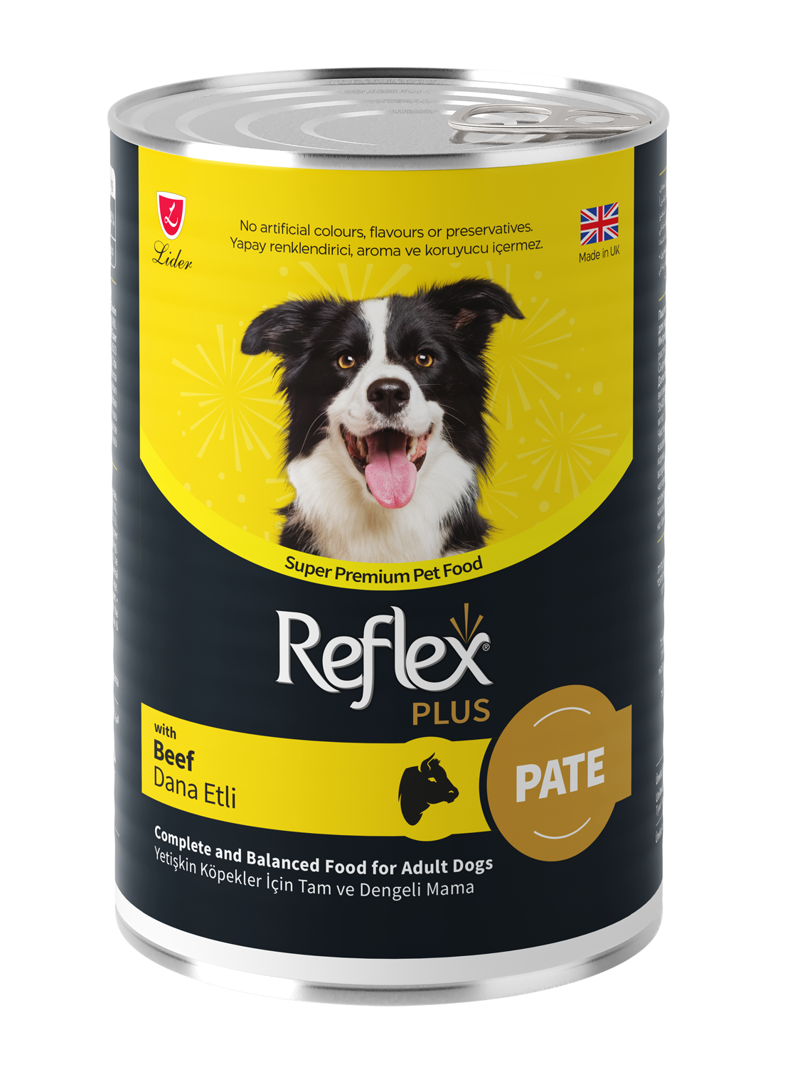 Reflex Plus Pate Dana Etli Yetişkin Köpek Maması 395G